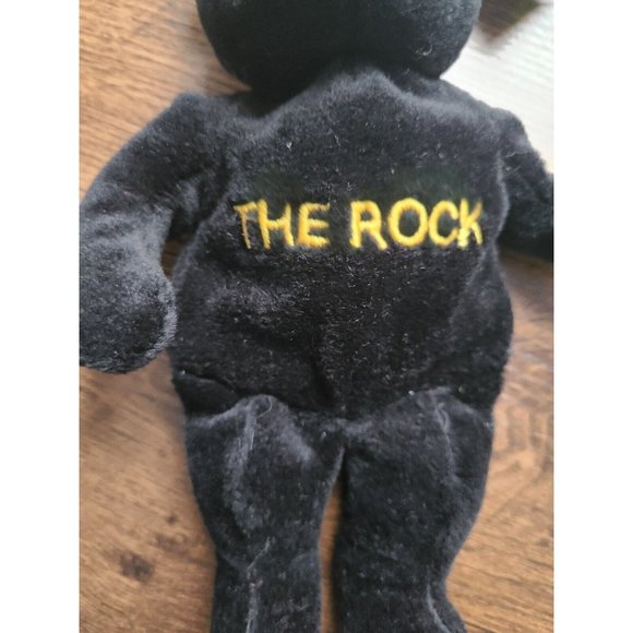 WWF Attitude bear THE ROCK NWT - Picture 4 of 5